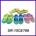 Wechselnde Farbe gedruckt Eva Slipper Pantoffeln eva zwei Farbe Eva Hausschuhe